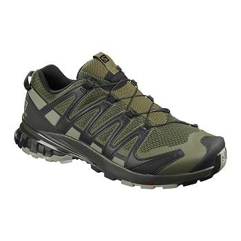 Salomon XA PRO 3D v8 WIDE - Olivovo Zelene Turistické Topánky Panske, SALO122